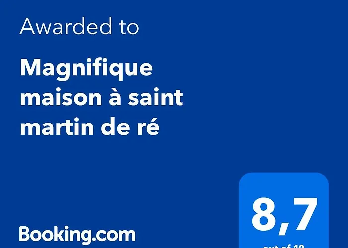 Magnifique Maison A Martin De Re